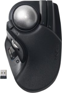 エレコムのトラックボールマウスHUGE PLUS M-HT1MRBK-Gの本体画像