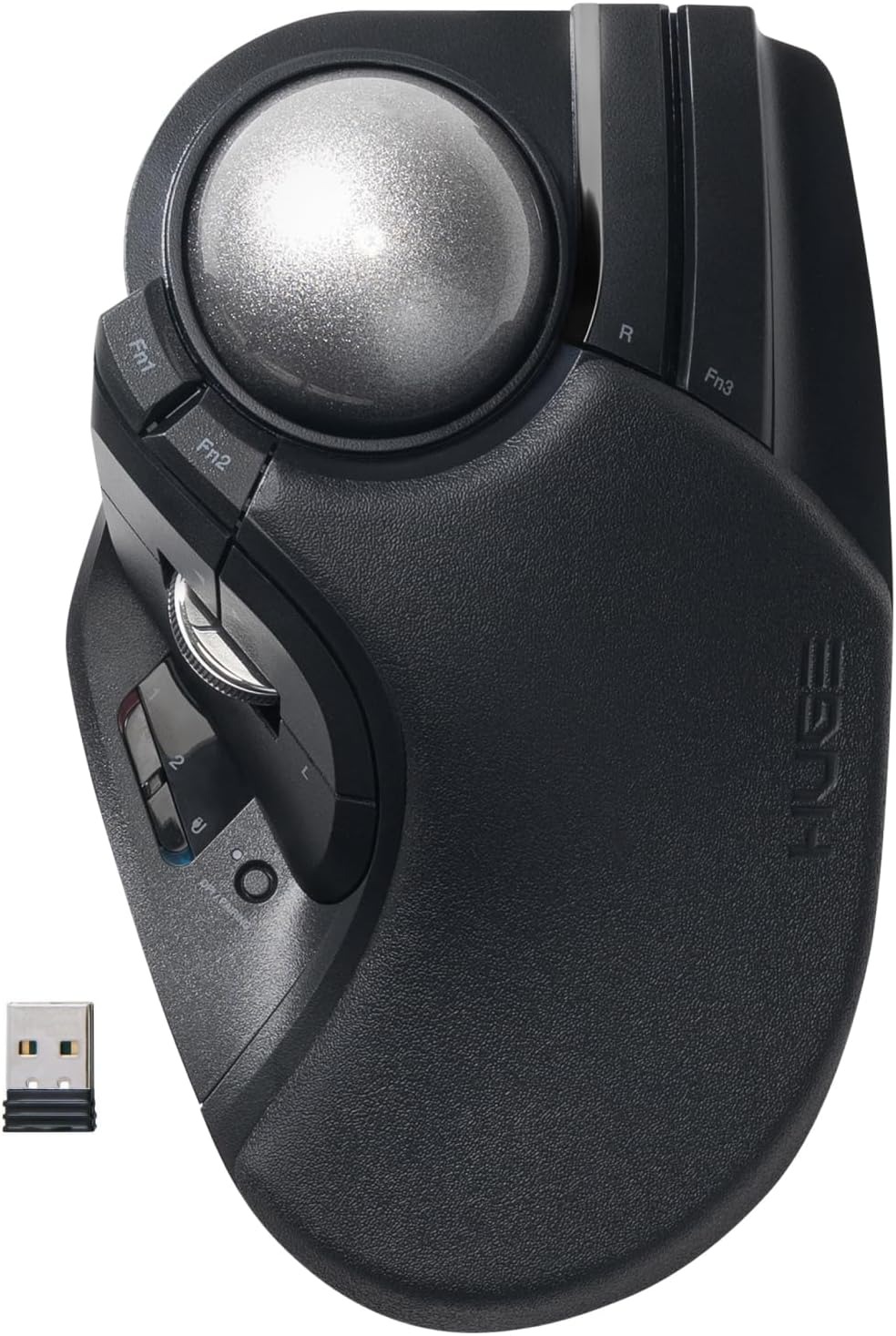 エレコムのトラックボールマウスHUGE PLUS M-HT1MRBK-Gの本体画像