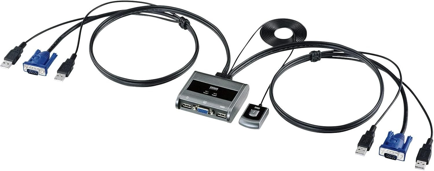 サンワサプライのSW-KVM2UUSN2の評判は？Yahoo!で5.00点、注意点は数秒待ち